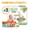 Kampanya Paketi 1 -  Baby Turco 2 Numara Mini 84lü ve 10 Adet Freshmaker 90lı Islak Mendil (Ücretsiz Kargo Fırsatı)