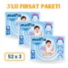 Molfix 3D 4+ Beden Maxi Plus 156'lı Avantajlı Fırsat Paketi (Ücretsiz Kargo Fırsatı)