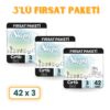 Sleepy Bio Natural - Süper Fırsat Paketi Bebek Bezi 3 Numara Midi 126 Adet (Ücretsiz Kargo Fırsatı)