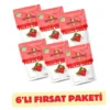 Madame Lyra's Madame Lyra's Dondurularak Kurutulmuş Çilek Dilimleri 16GR Şeker İlavesiz - 6'lı Fırsat Paketi