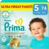 Prima Bebek Bezi Premium Care 5 Numara 74 Adet Ultra Fırsat Paketi (Ücretsiz Kargo Fırsatı)