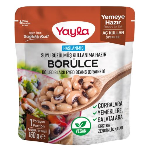 Yayla Haşlanmış Suyu Süzülmüş Börülce 150 g