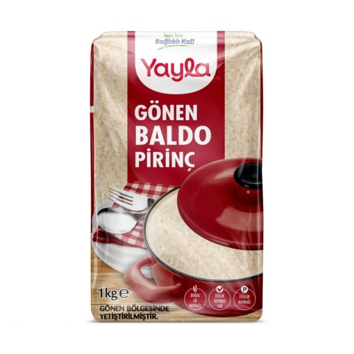 Yayla Baldo Pirinç Gönen Bölgesi Mahsulü 1 Kg