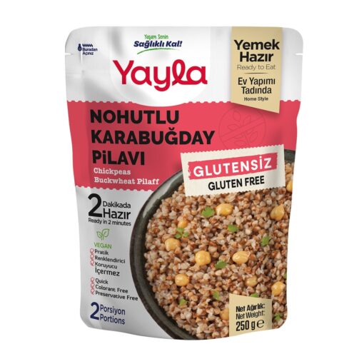 Yayla Glutensiz Nohutlu Karabuğday Pilavı 250 Gr