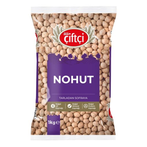 Ala Çiftçi Koç Başı Nohut 8 mm 1 kg