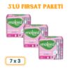 Molped Ultra Maximum Kapasite & Incelik Hijyenik Gece Ped 7'li X3 (21 Adet)